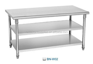 <span class=keywords><strong>Table</strong></span> de cuisine mobile en acier inoxydable avec roulettes, <span class=keywords><strong>table</strong></span> de travail commerciale en <span class=keywords><strong>inox</strong></span> pour cuisine de restaurant - Product Image 4
