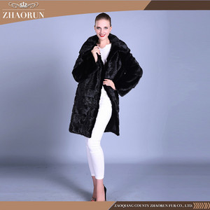 عالية الجودة المرأة سترة الفراء الحقيقي فرو منك الملابس الشتاء فرو منك معطف - Product Image 6