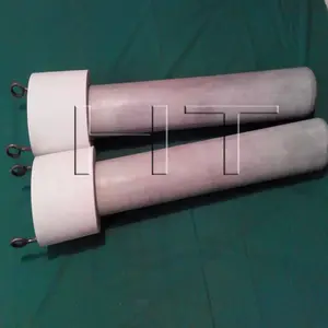 Silikon nitrür bağlı silikon karbür koruma tüpü ile Sprue seti  termokupl koruma borusu
