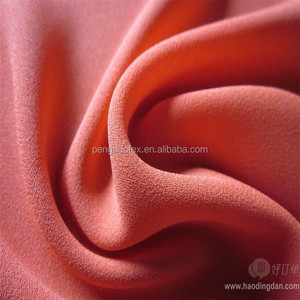 100% poliestere tinto moss crepe spandex tessuto tessuto/100d + 40d per le donne vestiti e vestito - Product Image 4