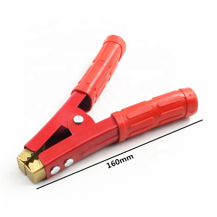 Сверхмощные латунные зажимы типа «крокодил» для аккумулятора, прочные зажимы типа «крокодил»