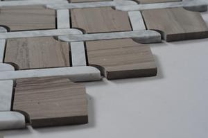 Giảm giá talavera thassos khảm đá cẩm thạch tắm sàn gạch - Product Image 5