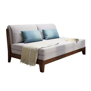 Sofá-cama conversível Sleeper, Modern Fabric Loveseat Futon Sofá Sofá-cama, Móveis para sala de estar