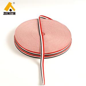 Ww10002 sọc hẹp dệt băng đàn hồi đầy màu sắc Polyester/Nylon <span class=keywords><strong>Webbing</strong></span> Băng - Product Image 2