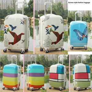 Túi Xe Đẩy Chất Lượng Cao In Bằng Nhựa Abs <span class=keywords><strong>Pc</strong></span> Túi Hành Lý Du Lịch 8 Bánh Thông Dụng 360 Độ - Product Image 4