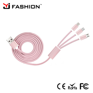 Yj MODE 3 en 1 Micro USB Câble Pour <span class=keywords><strong>iPhone</strong></span> 7 6 6 s Plus 5S <span class=keywords><strong>SE</strong></span> Pour Samsung Xiaomi Meizu - Product Image 4