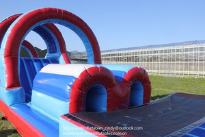 PVC Bâche Gonflable Tempête De Glace Gonflable Obstacle Parcours D'assaut pour le jeu de combat - Product Image 6