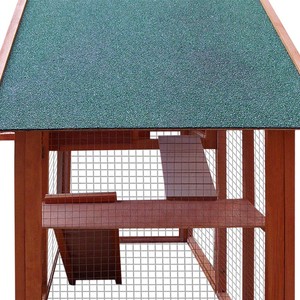 Ahşap tavuk kafesi ev evcil hayvan kafesi tavşan hayvan katmanı coop - Product Image 3