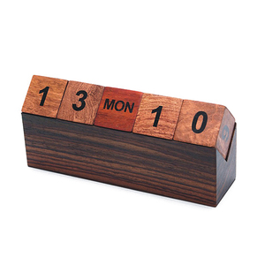 Vendite calde di moda manualmente calendario cubo di legno, calendario creativo calendario perpetuo fai da te - Product Image 2