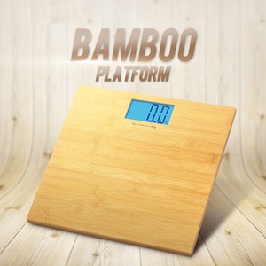 Balança de banheiro de bambu eletrônica, pesagem do corpo de bambu, melhor, comprar, venda quente, balança digital com novo design, balança de banheiro de bambu