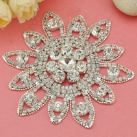 Perlé Bling Mode Diamant T-shirt Cristal Décolleté Robe De Mariée En Gros De Mariée Strass Appliques De Mariée WRE-111