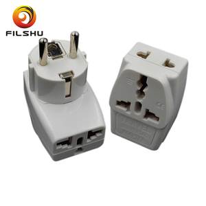 3 en 1 adaptador de enchufe de viaje Alemania Francia Polonia Corea del Sur <span class=keywords><strong>Holanda</strong></span> estándar de Europa convertidor de enchufe - Product Image 1