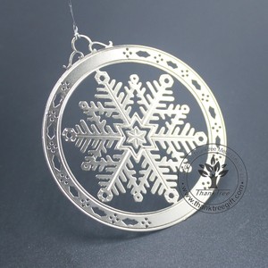 Sự Kiện Kỷ Niệm Quà Tặng Logo Laser Khắc Kim Loại Giáng Sinh Treo Trang Trí - Product Image 6