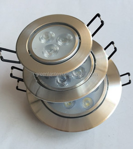 Spot lumineux led encastrable pour le plafond, éclairage d'intérieur, lumière blanche chaude/blanche froide à intensité réglable, 3/5/9/12/15/18W, 110/220v - Product Image 1