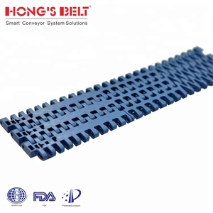 Kavisli konveyör sistemi için Hongsbelt HS-1201B taşınabilir modüler plastik konveyör bant - Product Image 3