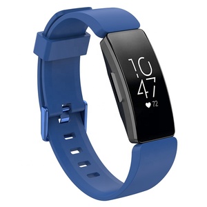 Bracelet de remplacement en silicone souple <span class=keywords><strong>pour</strong></span> femmes et hommes, bracelet de sport <span class=keywords><strong>pour</strong></span> <span class=keywords><strong>Fitbit</strong></span> Inspire & Inspire HR Fitness Tracker - Product Image 3