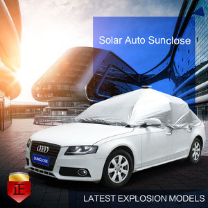 SUNCLOSE pliage voiture <span class=keywords><strong>garage</strong></span> couverture de voiture parking tour anime voiture pare-soleil - Product Image 3