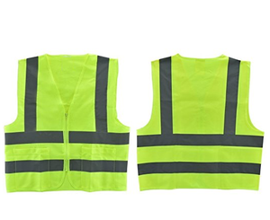<strong>ASIN</strong>/EN471 Standard Reflective Safety Vest with 2 Side Pockets
