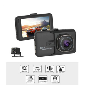 Promoción Mini coche <span class=keywords><strong>DVR</strong></span> 3 pulgadas FHD 1080P lente de cámara Dual 170 ángulo grabadora de vídeo videocámara visión nocturna cámara de salpicadero - Product Image 3