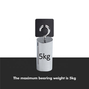 4 Pack Wall <strong>Hooks</strong> Hanger Bathroom Office <strong>Hooks</strong>, Kitchen Home Stick Stainless Steel <strong>Adhesive</strong> <strong>Hooks</strong> - Product Image 2