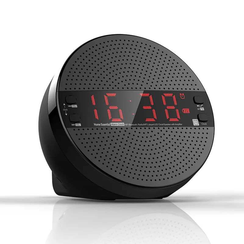 Easiny MX-21 Ponsel Speaker Nirkabel MP3 Pemain Desktop LED Digital Alarm Clock Radio Sleep White Noise Mesin