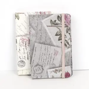 Förderung loose leaf pu-leder journal tagebuch personalisierte billige notebook mit gummiband