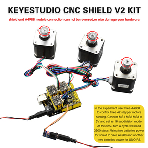 Arduinos kit CNC/CNC Escudo V2.0 + <span class=keywords><strong>uno</strong></span> R3 + <span class=keywords><strong>3</strong></span> pcs A4988 driver/GRBL compatível - Product Image 6
