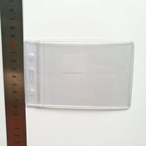 Nhanh Chóng Tàu Rõ Ràng Mềm PVC Chủ Thẻ <span class=keywords><strong>Id</strong></span> Tên Thẻ Badge Chủ Dọc - Product Image 4