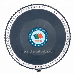 Pvc thẻ embosser nhiệt máy dập nóng cho vàng bạc đen lá tới hạn - Product Image 3