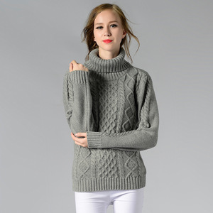 Cardigan chaud en tricot à col roulé multicolores à bas prix pour femmes enceintes - Product Image 2