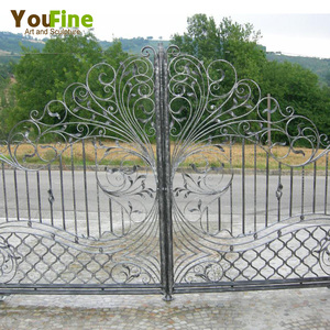 Cancello in <span class=keywords><strong>Ferro</strong></span> <span class=keywords><strong>Battuto</strong></span> Stile Italiano per Villa - Product Image 5