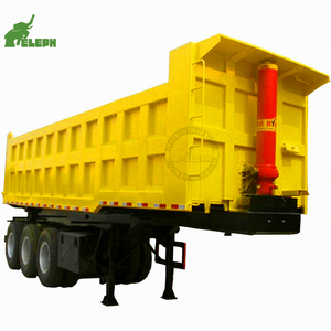 Xi Lanh Nâng Thủy Lực 3 Trục Dump Than Bán Trailer Tipper Bán Nóng Ở Châu Phi