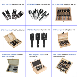 5 Pcs Wood Plug and <strong>Tenon</strong> Cutter Set 15-35mm - Drill <strong>Bits</strong> for Making Round <strong>Tenons</strong>, Dowels, Pocket Hole Plugs - Woodworking Tool - Product Image 5