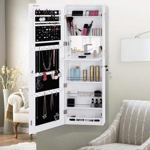 Armoire de rangement avec serrure, personnalisée, pour porte, miroir, boîte à bijoux, armoire