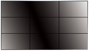 LG display panel TV 49 inch 1080 p 1.8mm bezel has full HD TFT LCD video wall - Product Image 2