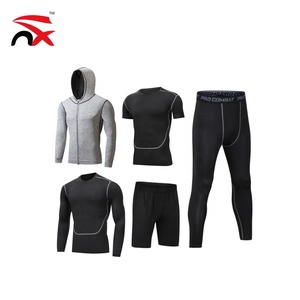 Set di <span class=keywords><strong>Abbigliamento</strong></span> Sportivo da <span class=keywords><strong>Palestra</strong></span> per <span class=keywords><strong>Uomo</strong></span>, 5 Pezzi, Vendita all'Ingrosso - Product Image 2