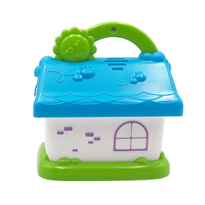 Vente chaude en plastique drôle 1.5V AA batterie dessin animé Houseelet éducatif bébé jouet maison accessoires jouet avec musique - Product Image 3