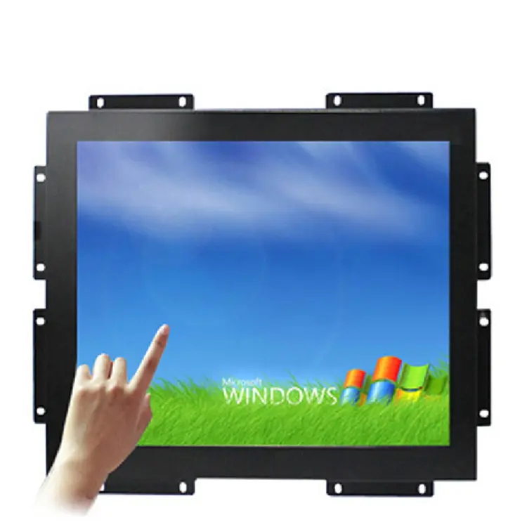 Grosir Monitor 4:3 Tertanam Monitor Bingkai Terbuka 15 "17" 19 "Layar LCD Industri