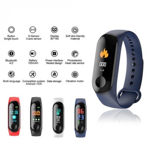 Hot Sale Sport M3 Smart Uhr Armband BT 4.0 Sport Gesundheit Armband für Android IOS Phone - Product Image 3