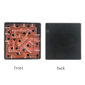 Jeu d'échecs en plastique à deux couches, carte d'équilibre avec jeu <span class=keywords><strong>labyrinthe</strong></span>, 10x10cm, 4 pièces - Product Image 2