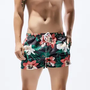 Surfen & Strand Shorts Für Männer Gerade Tropical Volley Strand Shorts Schnell Trocken Männer Sport Shorts Bademode Männer