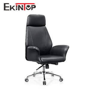 Sedia da <span class=keywords><strong>ufficio</strong></span> in pelle di lusso in pelle nera per <span class=keywords><strong>clienti</strong></span> - Product Image 1