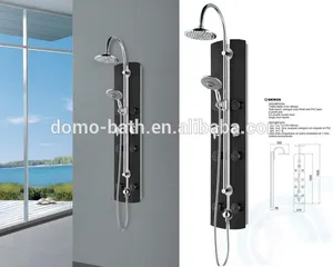 Domo hydrothérapie showe colonne, Douche dans la baignoire ensemble, En acier inoxydable panneau de douche