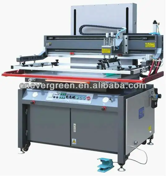 Manual Screen Printer Voor Pvc, Karton, Flyers Top Kwaliteit Horizontale Zeefdruk Machine