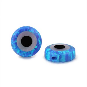 Gema de Ojo de Ópalo <span class=keywords><strong>Azul</strong></span> Oscuro, Color de Venta Caliente, Ojo de Ópalo, Ojo de Ópalo Redondo - Product Image 1