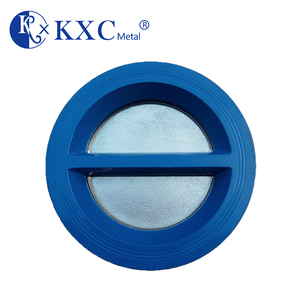 Trung Quốc chất lượng cao van <span class=keywords><strong>12</strong></span> "dn250 <span class=keywords><strong>Wafer</strong></span> kép Tấm Bướm kiểm tra van PN16 dh77x với dễ uốn sắt cơ thể đĩa gốc mùa xuân - Product Image 2