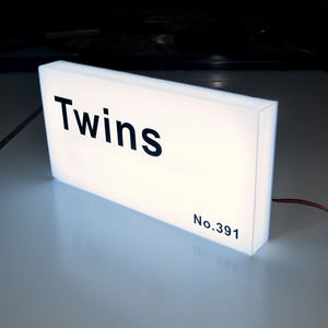 Caja de luz <span class=keywords><strong>Led</strong></span> acrílica de doble cara, tablero de publicidad de tienda, pantalla <span class=keywords><strong>Led</strong></span>, cajas de señal - Product Image 2
