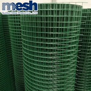 1/2 \ "x 1/2 \" pvc מצופה מגולוון מארג רגיל רשת תיל מרותכת מחיר תחרותי