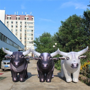 Hot Sale Giant Inflatable Cow Walking Advertising Costume