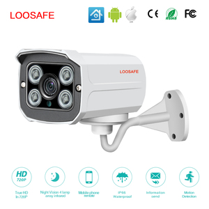 LOOSAFE 1/3COM Google Outdoor Camara Waterproof IP66 <span class=keywords><strong>720P</strong></span> 4/6/8mm Lens CCTV POE Security Night Vision <span class=keywords><strong>IP</strong></span> Bullet <span class=keywords><strong>Camera</strong></span>
